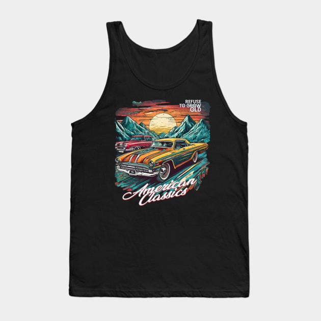 American Classic car Tank Top by Tjhtt Autoarts